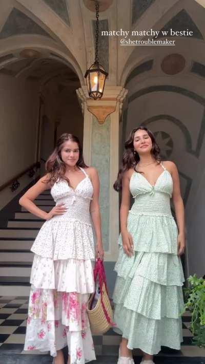 Matching Dresses with bestie 