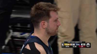 [Highlight] Andrew Wiggins' demolishes Luka at the rim with a poster but the dunk is called off