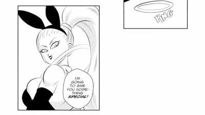 Vados trains Cabba to make him stronger Art by: Funsexydragonball Edited by: Prince Vegeta