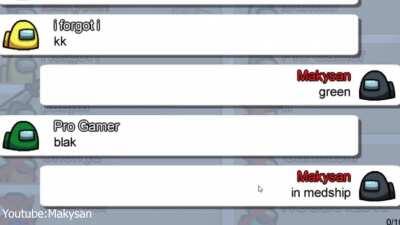 Double bad timing in Among us!