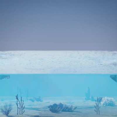 Cleaning garbage from the oceans, satisfyingly!