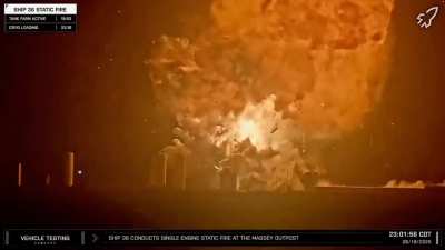SpaceX Starship explosion
