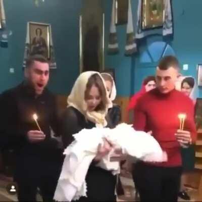 The reaction of this man