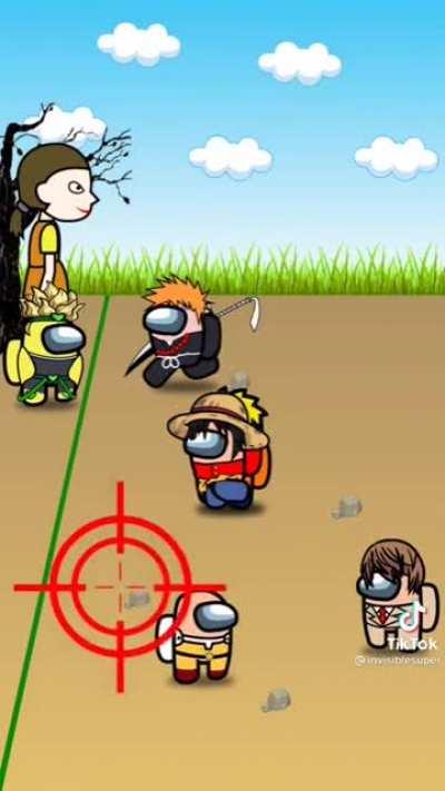 Anime characters in squid game 😳