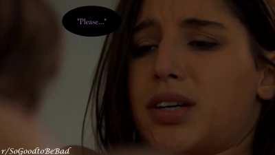 Begging her not to stop