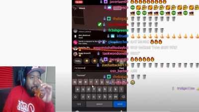 Akademiks plays a minute of a 6ix9ine song on the album