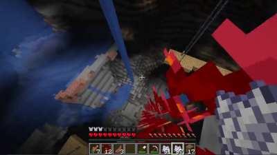 How to rope down in the new caves.