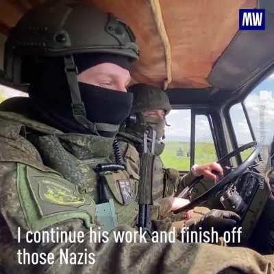 Our grandfathers defeated the Nazis and I continue their work 