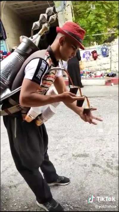 Street tea vendor skills