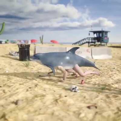 Thanks, I hate photorealistic Baby Shark