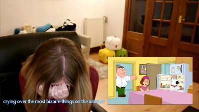 this scottish youtuber just cannot stand seeing meg griffin crying her eyes out, especially when she gets picked on all the time