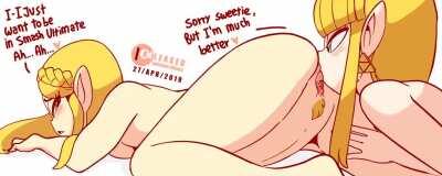 Princess Zelda and Princess Zelda