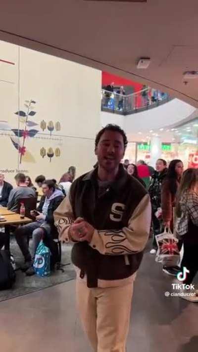 People being really loud in a place where people go to do quiet things