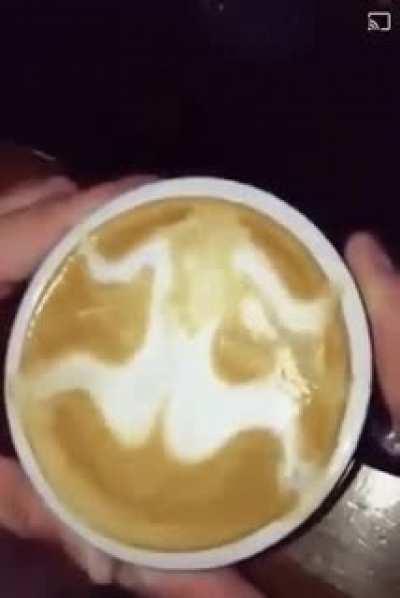 When the barista is trying to tell you something...