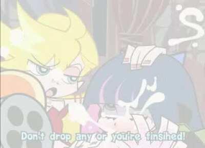 A blowjob from stocking .