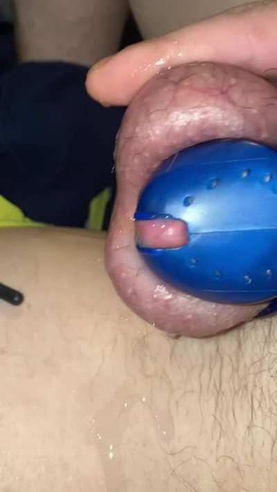 CBT Chastity cum