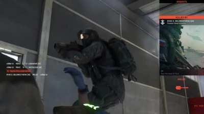 The bots will teabag you if they melee kill you