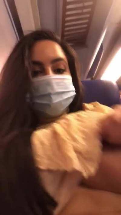 My tits on a train.. [OC]