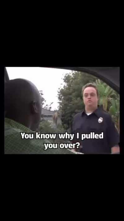 Receiving a ticket from him would feel like an honor.