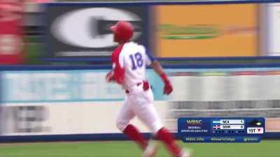 [Highlight] Julio Rodriguez absolutely crushes a solo shot to put the DR on the board