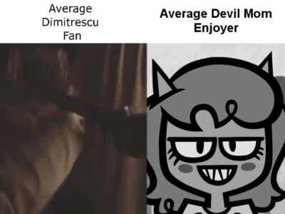 average dimitrescu fan vs average devil mom enjoyer