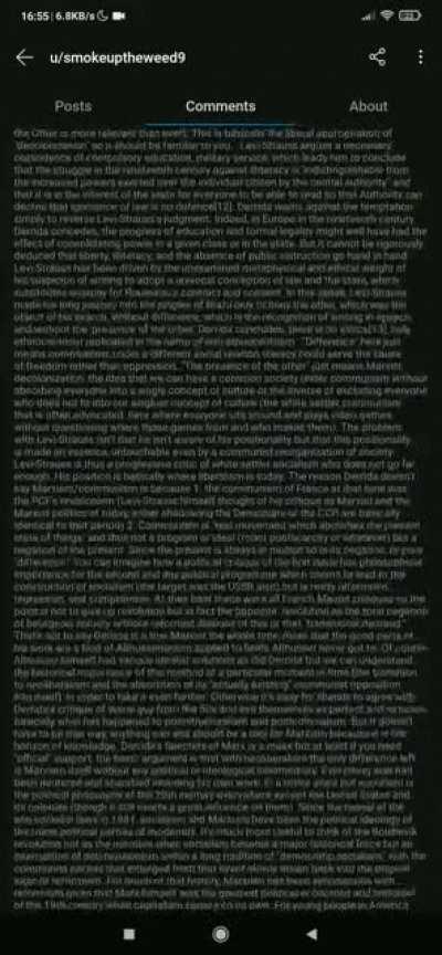 The most mentally sane r/communism user