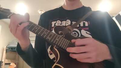 One week of mandolin 😅 ooh boy I got a long journey ahead of me