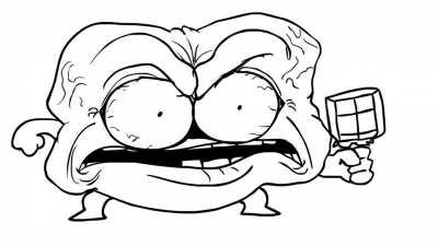 tu chocolate sabe a caca 😠