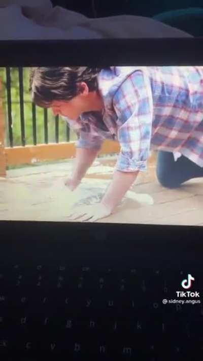 He had me in the first half...