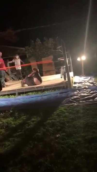 Double leg break wrestling move!