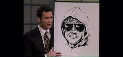 I couldn’t rest till I found this clip.Finally found it! Norm, the bad police sketch artist.