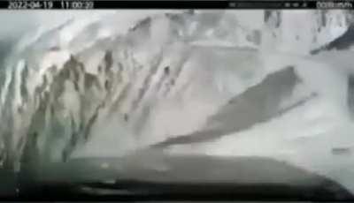 (comments pls) Truck goes off mountain road and rolls over