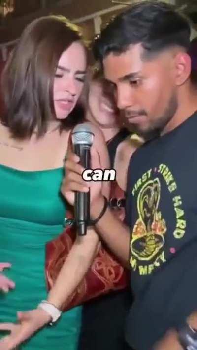 Lmfao the way the dude died when he realized she was referring to him