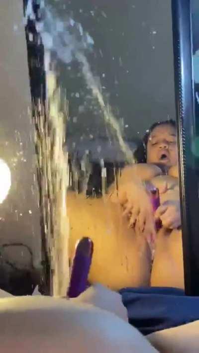 All over her mirror🔥💦💦