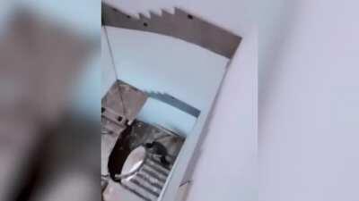 This building's staircase collapsed