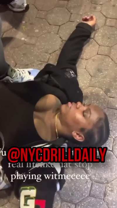 Girl KO'd by rapper's BM and sleeping peacefully