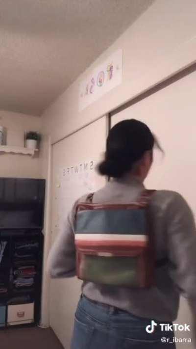 It's a backpack. It's a backpack.