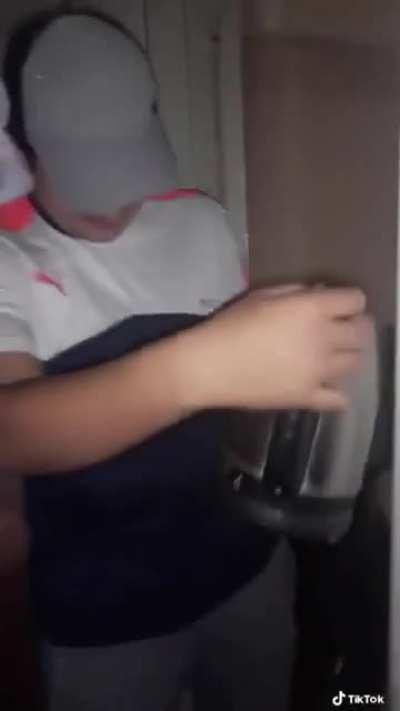 At trying to fix the lights