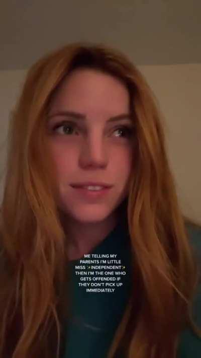 Little Miss Independent not getting her phone call answered (Via TikTok, April 2023)