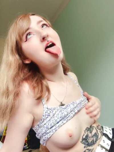 May I be your own personal drooly cock sucker?