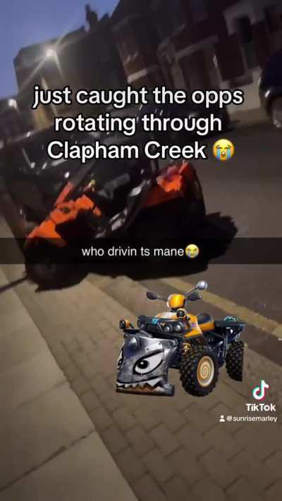 Who is rotating through Clapham Creek 😭