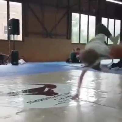 This girl's dancing skills