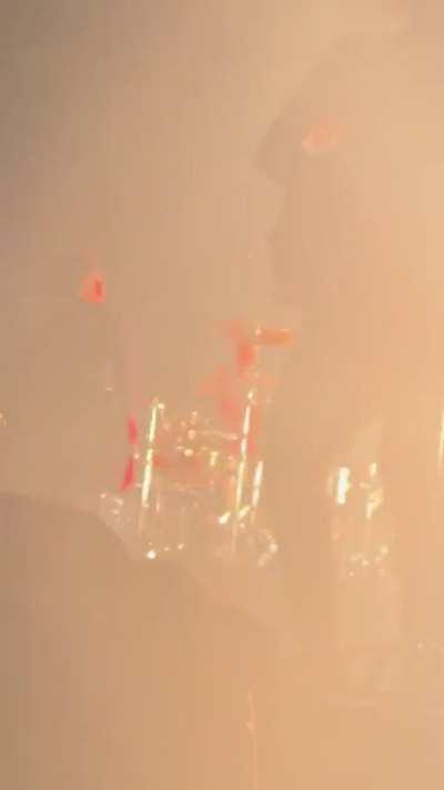 Alternate view of Happy Holidays with Travis playing âas fast as he fucking wants toâ