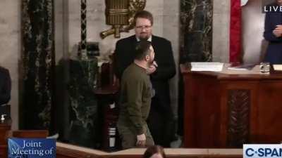 That applause from both sides of the isle