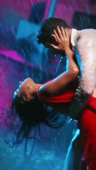 Red hot girl in rain song...