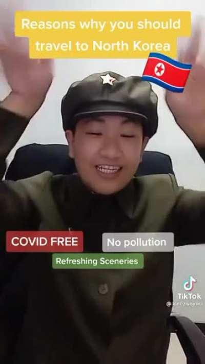 North Korean Tik Tok user