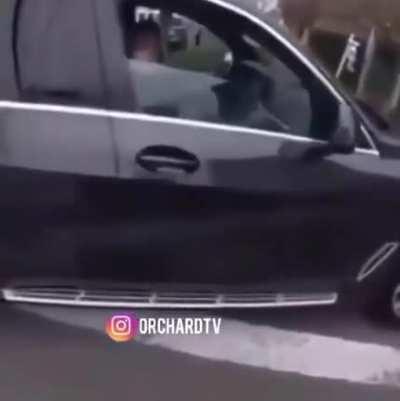 Her nigga In the driver seat like these 👀 watching her get cursed tf out