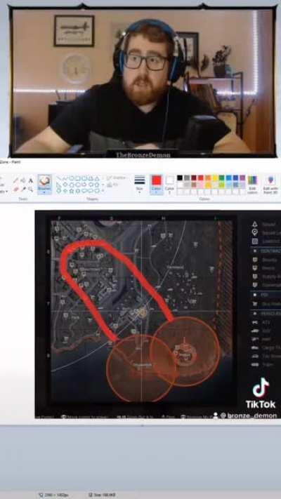 Discovered a pattern with the radiation zones.