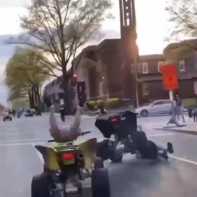 WCGW showing off on quads?