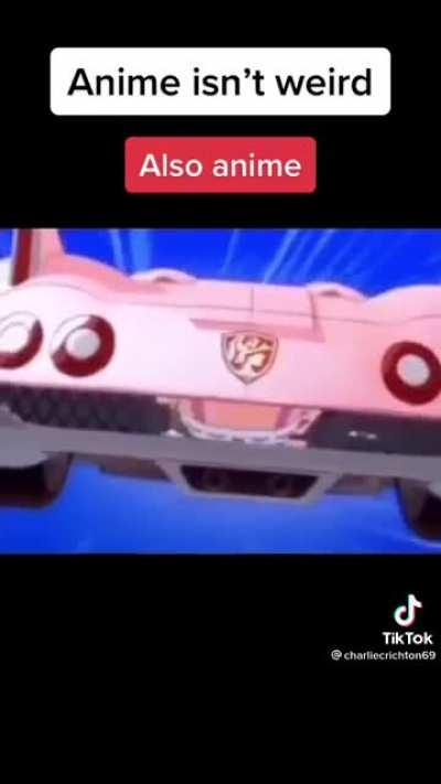 Anime fans: anine isn't weird Other people: lets see about that , Credits to charliecrichton69